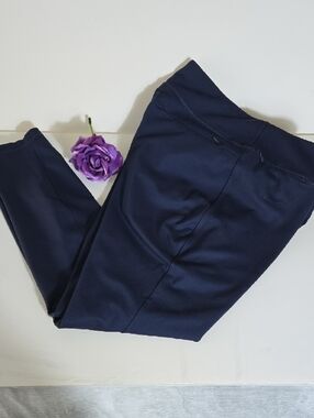 Women's Duluth Trading Co Navy Ponte Pro Leggings Sz 16